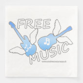 Kostenlose Musik Serviette (Vorderseite)