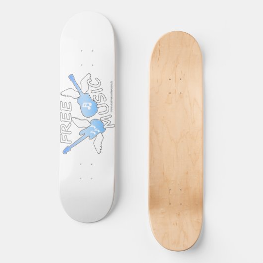Kostenlose Musik Skateboard (Vorderseite)