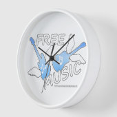 Kostenlose Musik Uhr (Winkel)