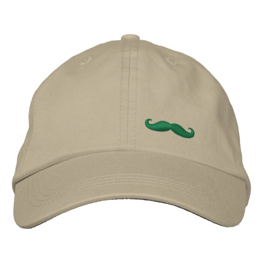 KOSTENLOSE MUSTACHE-RIDES BESTICKTE BASEBALLKAPPE (Vorderseite)