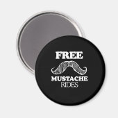 KOSTENLOSE MUSTACHE-RIDES MAGNET (Vorderseite/Rückseite)