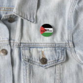 KOSTENLOSE PALESTINE FLAG ROTES SCHWARZES GRÜNWEIS BUTTON (Beispiel)