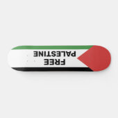 KOSTENLOSE PALESTINE FLAG ROTES SCHWARZES GRÜNWEIS SKATEBOARD (Horizontal)