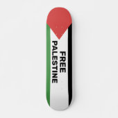 KOSTENLOSE PALESTINE FLAG ROTES SCHWARZES GRÜNWEIS SKATEBOARD (Vorne)