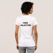 KOSTENLOSE PALESTINE-Flaggenkatze T-Shirt (Schwarz voll)
