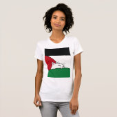 KOSTENLOSE PALESTINE-Flaggenkatze T-Shirt (Vorne ganz)