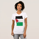 KOSTENLOSE PALESTINE-Flaggenkatze T-Shirt (Vorne ganz)