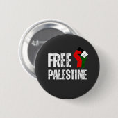 KOSTENLOSE PALESTINE-Handfäule Button (Vorne & Hinten)