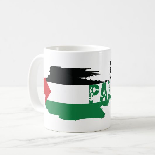KOSTENLOSE PALESTINE KAFFEETASSE (Vorderseite Links)