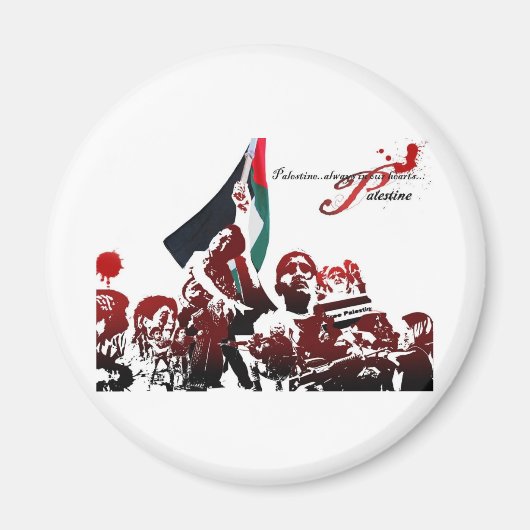 KOSTENLOSE PALESTINE MAGNET (Vorne)