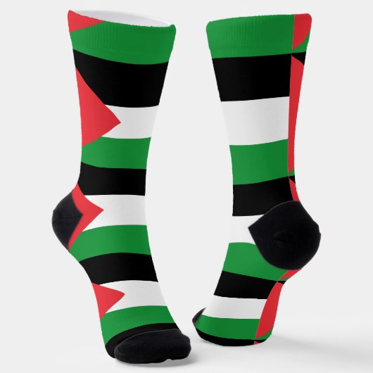 KOSTENLOSE PALESTINE PALESTINE FLAG SOCKEN (Gewinkelt)