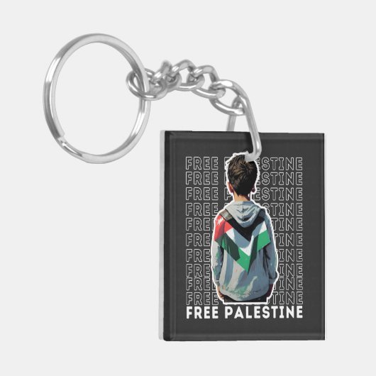 KOSTENLOSE PALESTINE SCHLÜSSELANHÄNGER (Vorderseite links)