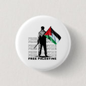 KOSTENLOSE PALESTINE WHITE BUTTON (Vorderseite)