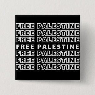 KOSTENLOSE PALESTINE Wiederholung Text Typografie  Button