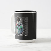 KOSTENLOSE PALESTINE ZWEIFARBIGE TASSE (Vorderseite Links)