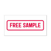 Kostenlose Probe - Selbstfärbender Stempel (Design)