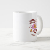 Kostenlose Retro-Maskottchen Jumbo-Tasse (Vorderseite Rechts)
