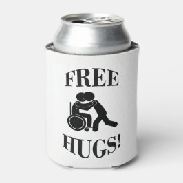 Kostenlose Schläger mit Rollstuhl Dosenkühler