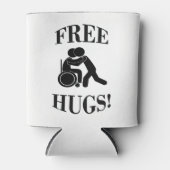 Kostenlose Schläger mit Rollstuhl Dosenkühler (Vorderseite)