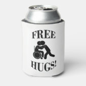 Kostenlose Schläger mit Rollstuhl Dosenkühler (Kanne Rückseite)