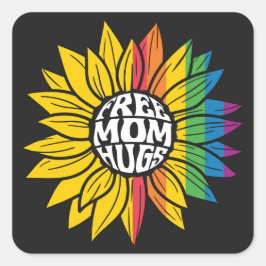 Kostenlose Schläger! Quadratischer Aufkleber