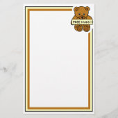 Kostenlose Schläger stationär, anpassbar Briefpapier (Vorderseite)