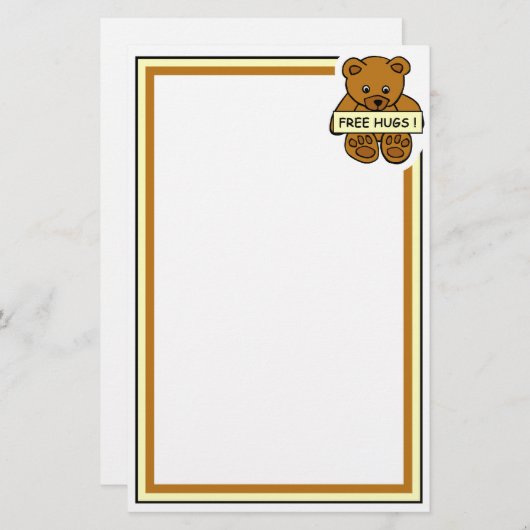 Kostenlose Schläger stationär, anpassbar Briefpapier (Vorne/Hinten)