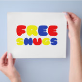 KOSTENLOSE SNUGS FLYER (Hand)