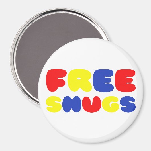 KOSTENLOSE SNUGS MAGNET (Vorderseite/Rückseite)