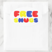 KOSTENLOSE SNUGS OVALER AUFKLEBER (Tasche)