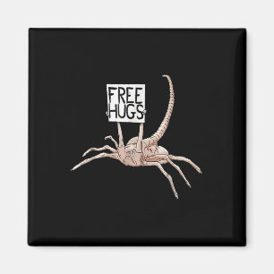 Kostenlose Umarmungen Alien Vintage-Design für Män Magnet