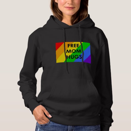 Kostenlose Umarmungen der Mutter Pullover Hoodie (Vorderseite)