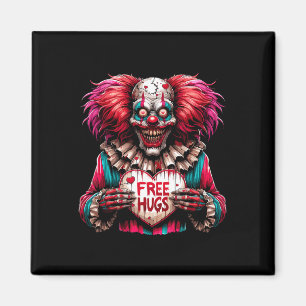 Kostenlose Umarmungen Gruseliger Clown Valentinsta Magnet
