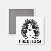 Kostenlose Umarmungen Magnet (Vorderseite/Rückseite)