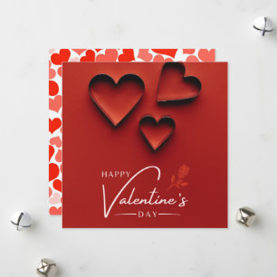 Kostenlose Valentinstag-Druckvorlagen für alle Feiertagskarte