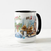 Kostenlose Weihnachtsbücher Tasse (VorderseiteRechts)