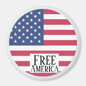 Kostenloser Amerika Magnet (Vorne)