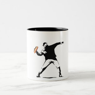 Kostenloser D.C. Sandwich-Typ – Kühne Straßenkunst Zweifarbige Tasse
