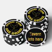 kostenloser Getränkechip Pokerchips (Stapel)