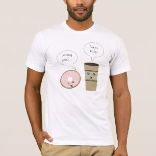 Kostenloser Kaffee und Donut Men's Shirt