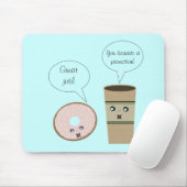 Kostenloser Kaffee und Donut Mousepad (Mit Mouse)