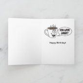 Kostenloser Kaffee zum Geburtstag Karte (Innenseite)