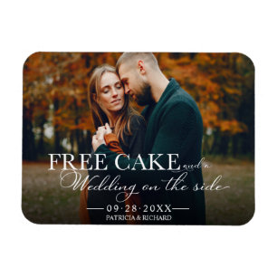 Kostenloser Kuchen Lustige Hochzeit Termin Foto Ma Magnet