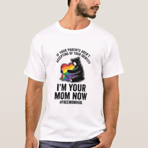 Kostenloser Mama-Hug-Bär-Stolz-Vintage-T-Shirt-Des T-Shirt