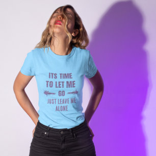Kostenloser Urlaub Genieße das Leben Lass mich in T-Shirt