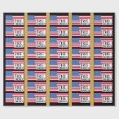 Kostenloses Amerika-Geschenkpapier Geschenkpapier (Flach)