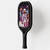 KOSTENLOSES Astronautendesign Pickleball Schläger (Links)