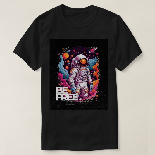 KOSTENLOSES Astronautendesign T-Shirt (Design vorne)