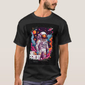 KOSTENLOSES Astronautendesign T-Shirt (Vorderseite)