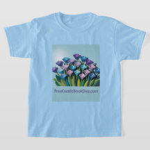 Kostenloses Comic Book Day Blume Girls T - Shirt